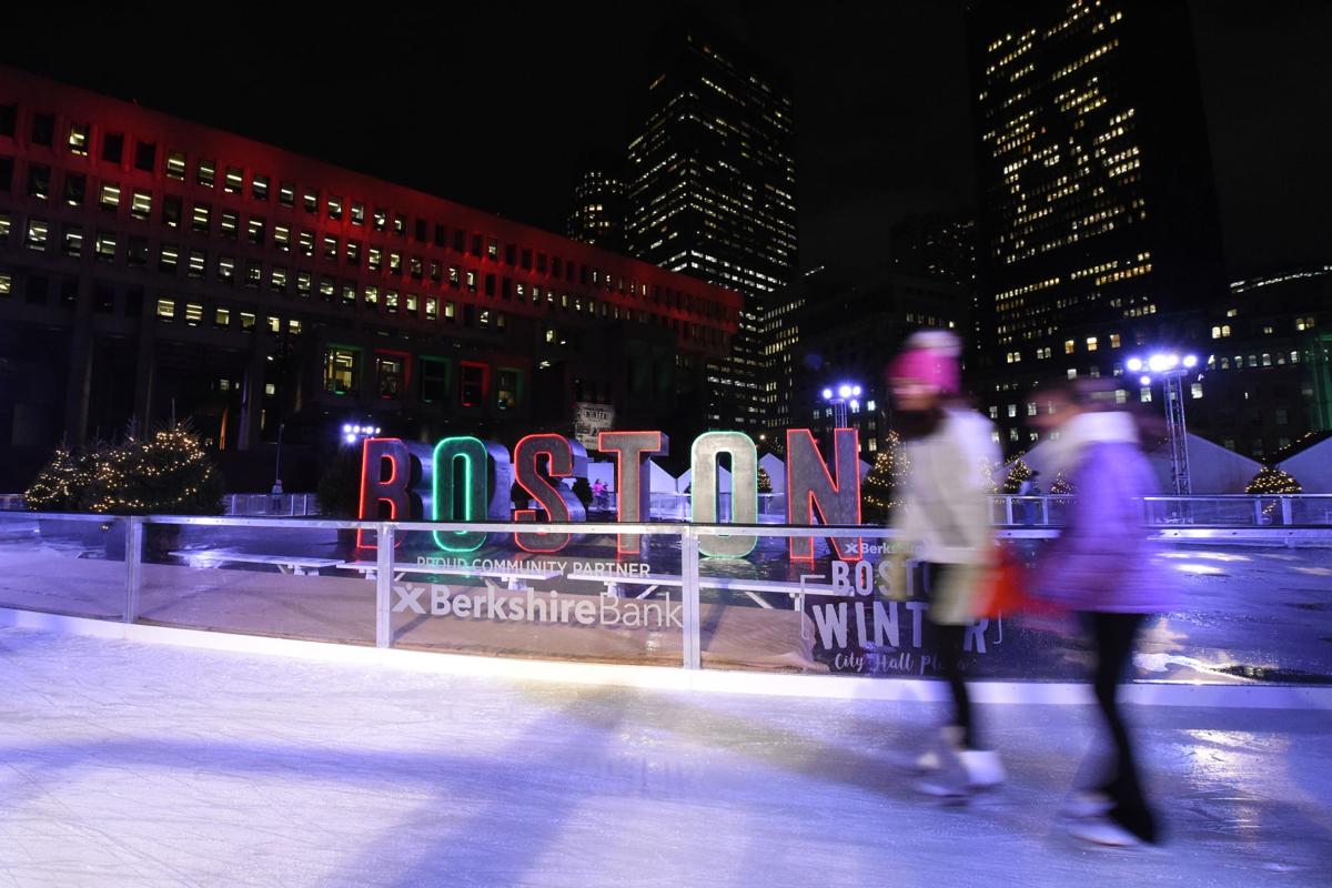 Skating And Shopping On Boston City Hall Plaza Cool Idea Go