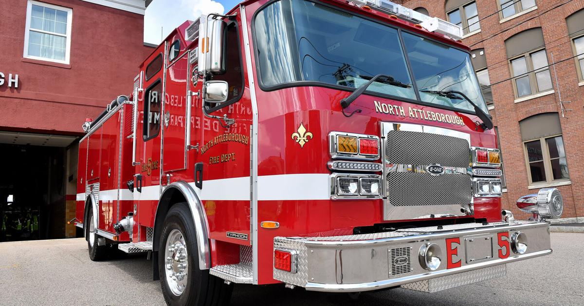 Bulldozer hits North Attleboro building, temporarily halting