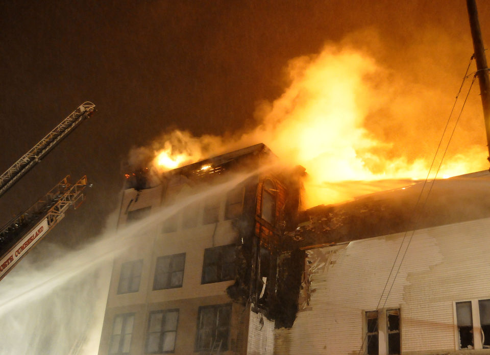 Odd Fellows Building Fire NA