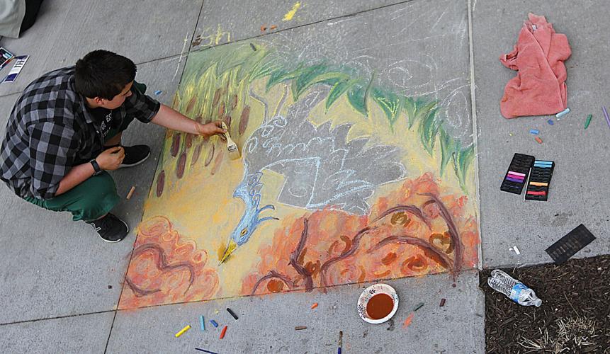 Street painting in Foxboro Gallery