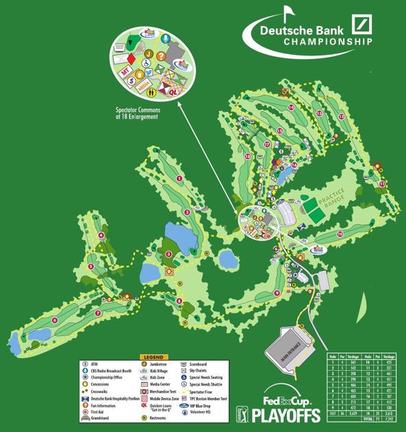 TPC Boston course layout