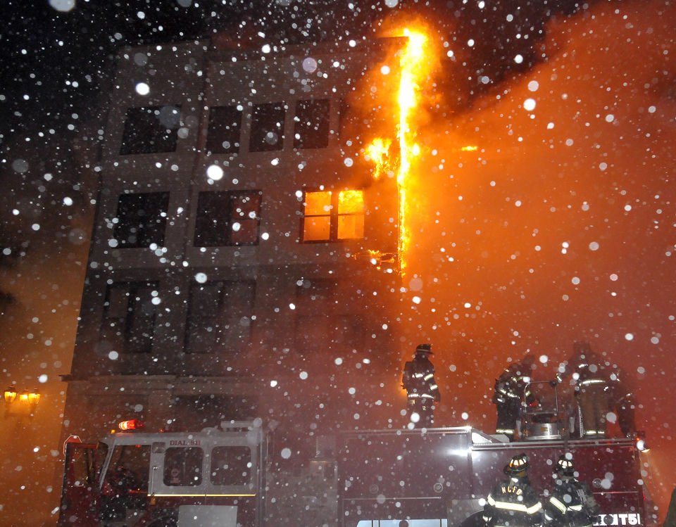 Odd Fellows Building Fire NA