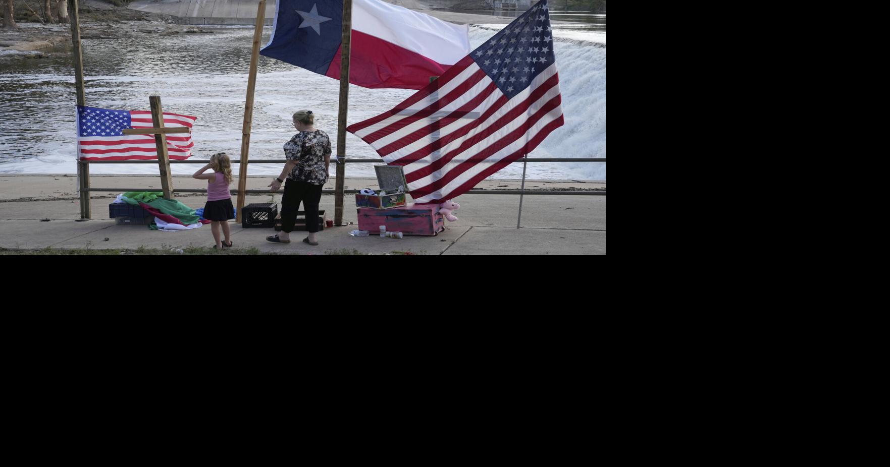 Trump tours Texas flood sites and defends officials amid mounting questions about response