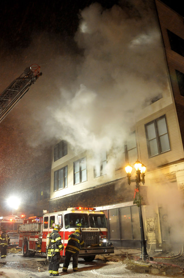 Odd Fellows Building Fire NA