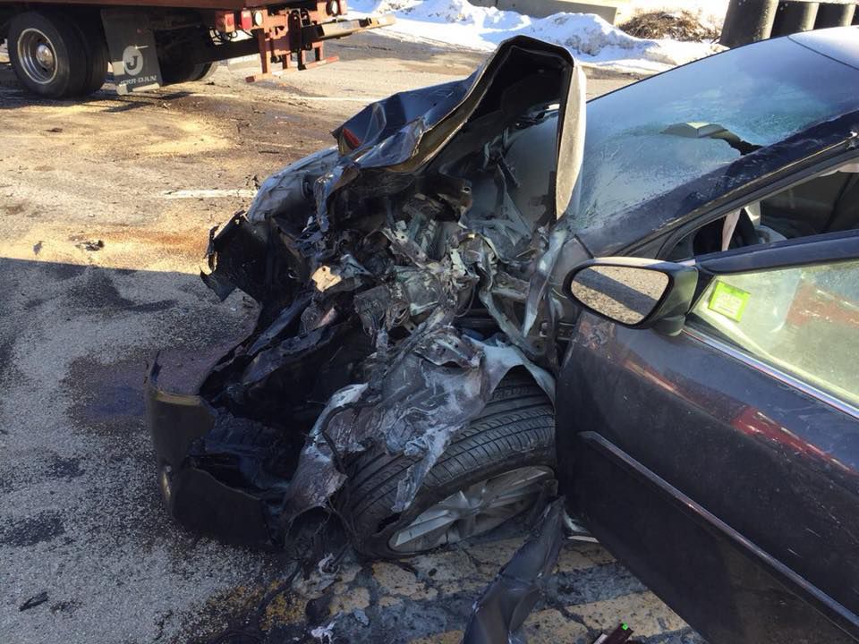 Three hurt after headon collision on Rt. 1 in Wrentham Local News