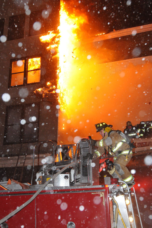 Odd Fellows Building Fire NA