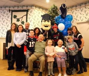 Patriots throw a 100th birthday bash for super fan Jo Guenard