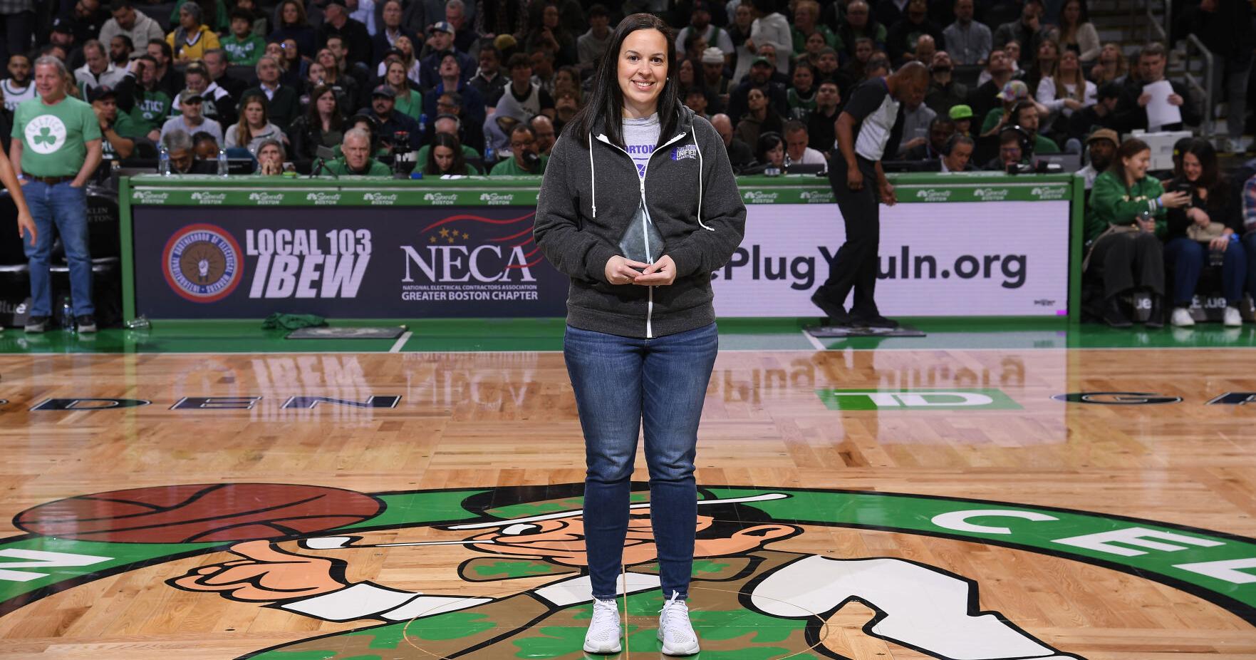 Norton High teacher honored at Celtics game for work with special needs athletes - Vimarsana News