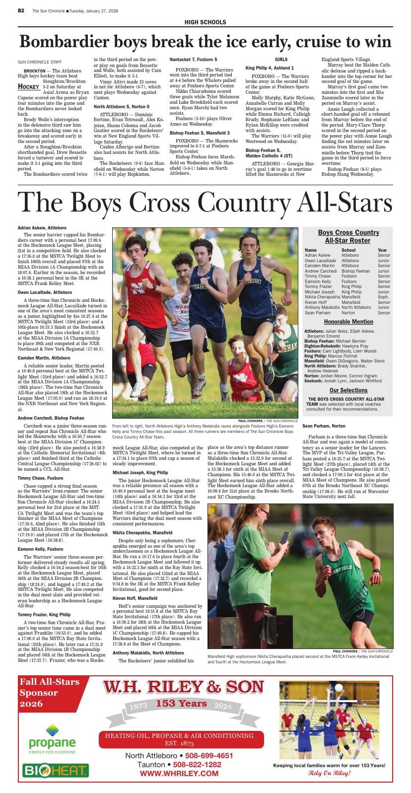 Page B2 | The Sun Chronicle | thesunchronicle.com
