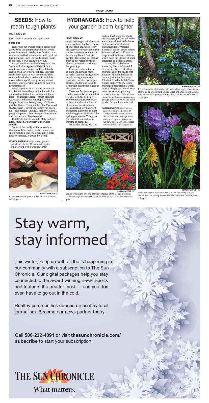 Page B8 | The Sun Chronicle | thesunchronicle.com