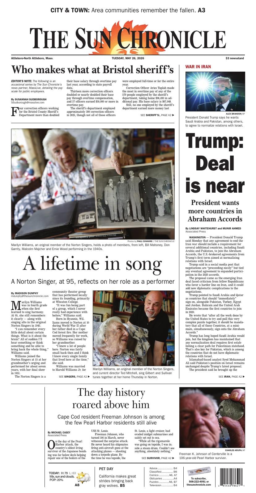 Page A1 | The Sun Chronicle | thesunchronicle.com
