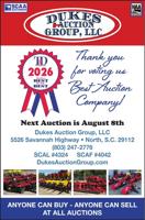DUKES AUCTION GROUP - Ad from 2026-08-01