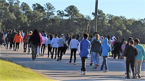 rosa parks walk to school day