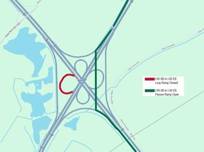 SCDOT to open new traffic ramp at I-26/I-95 Interchange Project in Orangeburg, Dorchester counties