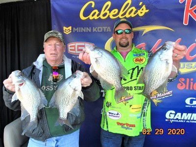 Local anglers Outlaw and Sanders win Crappie USA Super Event at Santee