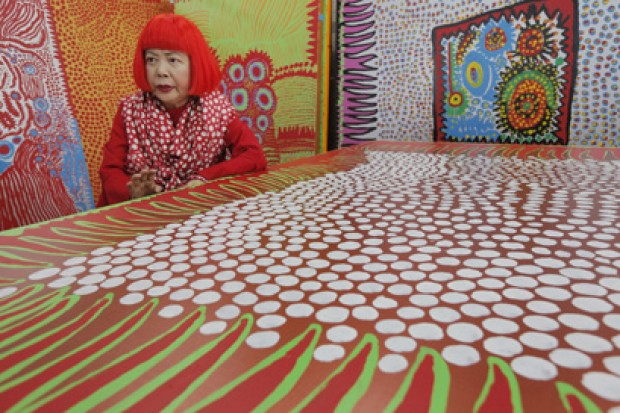 Polka dot artist Japan’s Kusama sees the world in dots