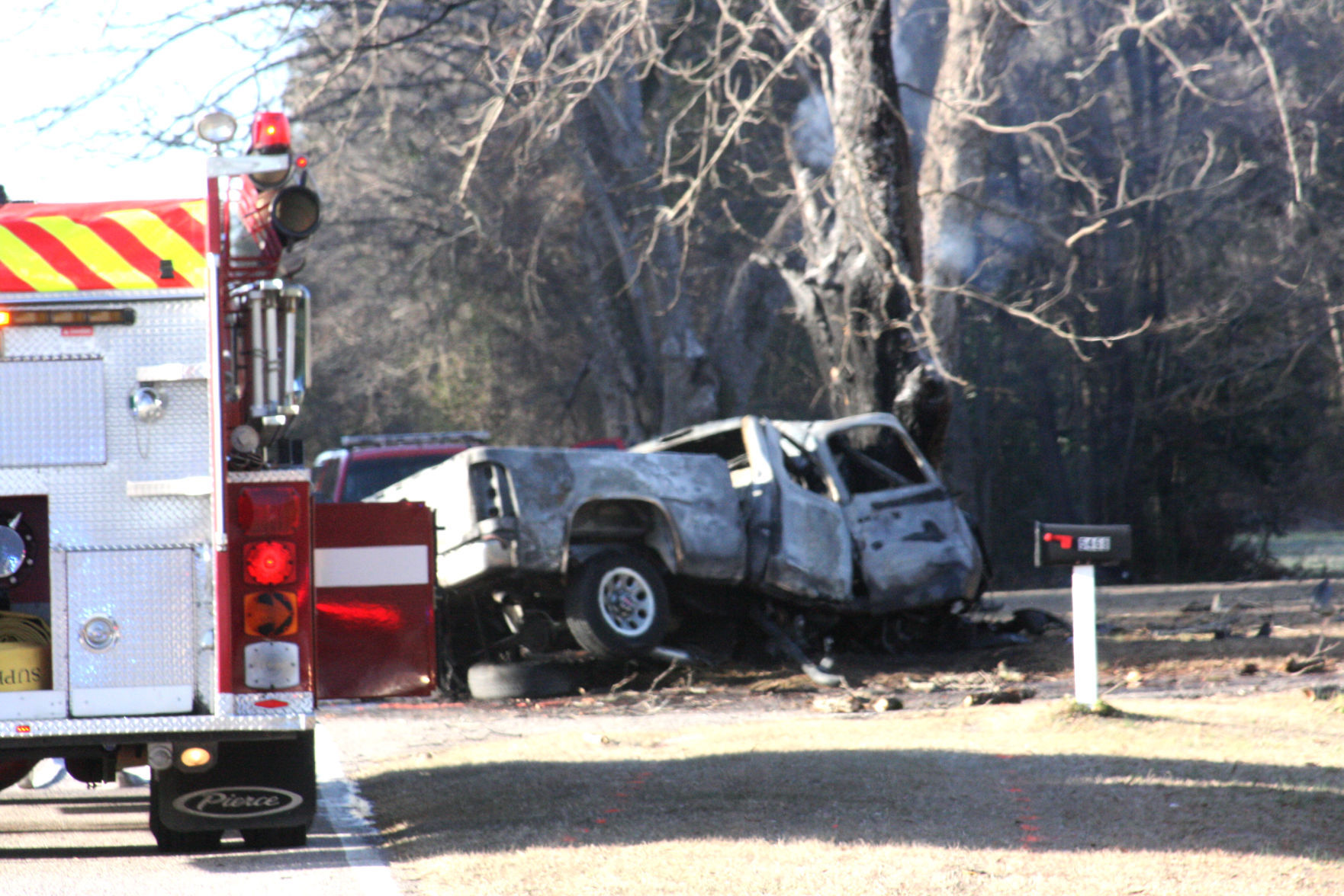 Driver Dies After Truck Strikes Tree