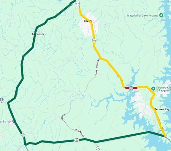 SCDOT to close Stamp Creek Road Bridge over Stamp Creek in Oconee County