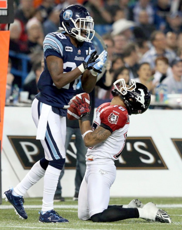 Brandon Isaac from Blackville-Hilda, Toronto Argonauts win CFL's Grey ...