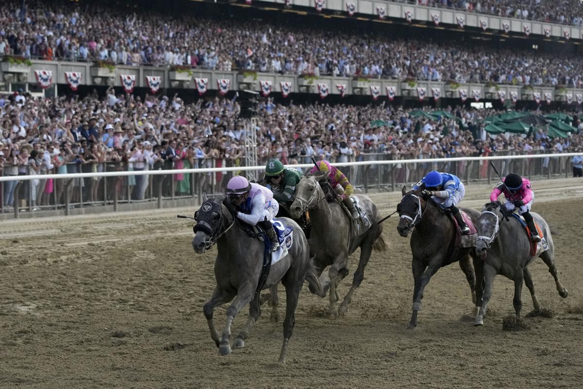 Arcangelo wins Belmont Stakes to make Jena Antonucci 1st female trainer to  win a Triple Crown race