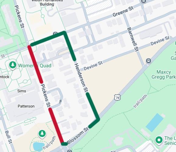 SCDOT to Conduct Lane Closures on Pickens Street in Richland County