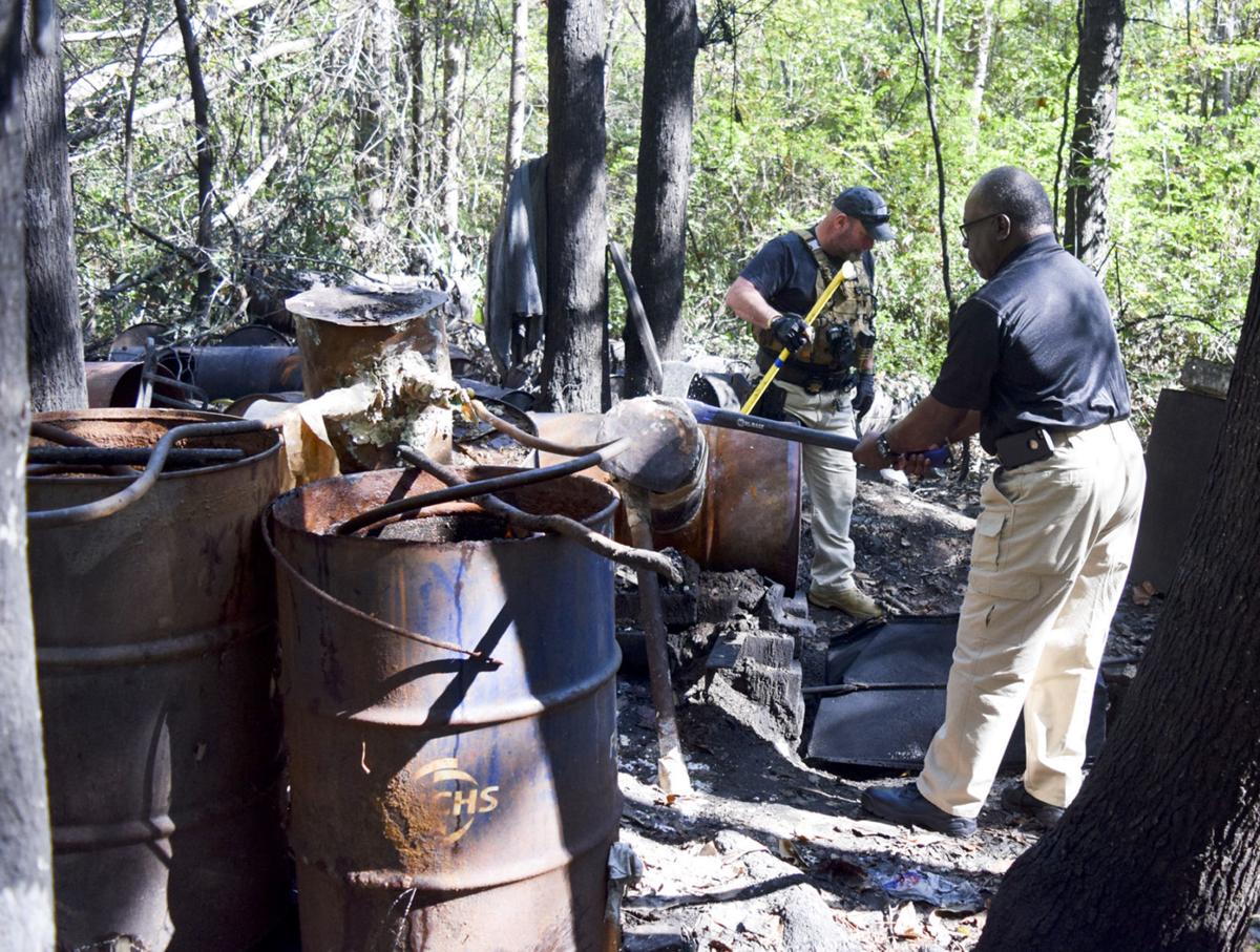 Orangeburg County Sheriff Liquor still busted outside Holly Hill