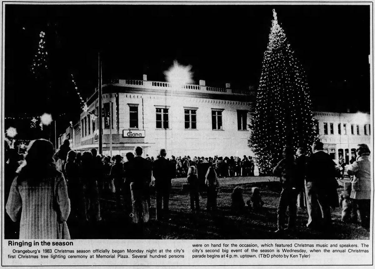 Look Back Orangeburg S First Tree Lighting Local Look Back Orangeburg S First Tree Lighting Local