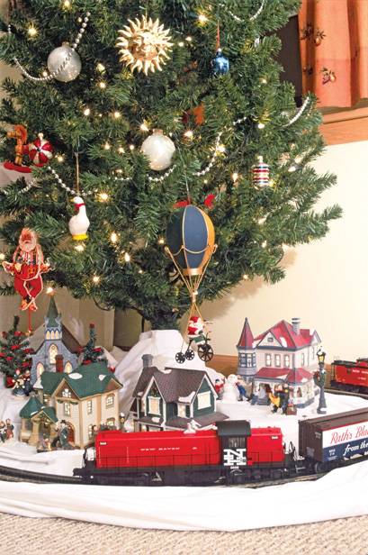 holiday train sets for under the tree