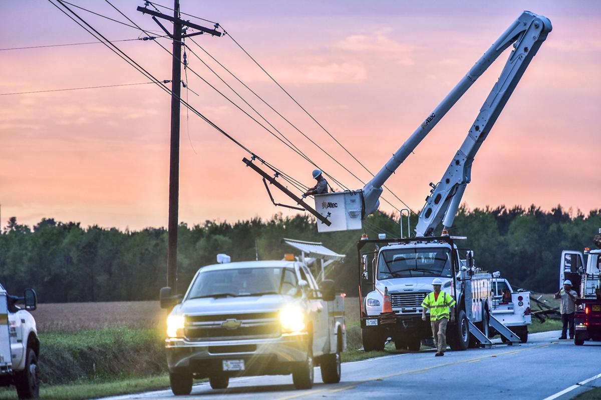 Calhoun damage may be from tornado; strong storms down trees and power