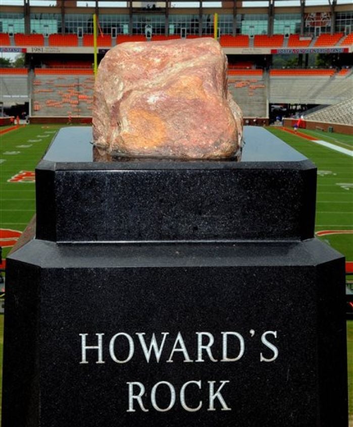 Howard's Rock Vandalized