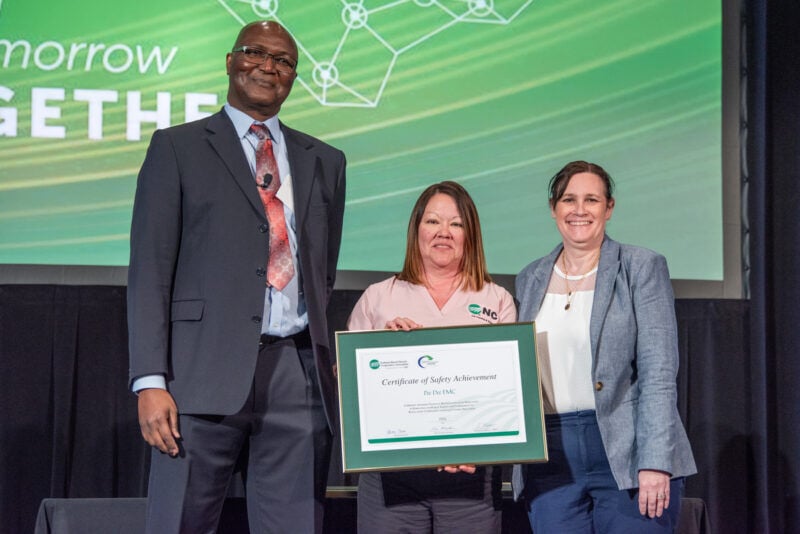 Pee Dee Electric Recognized for Commitment to Safety