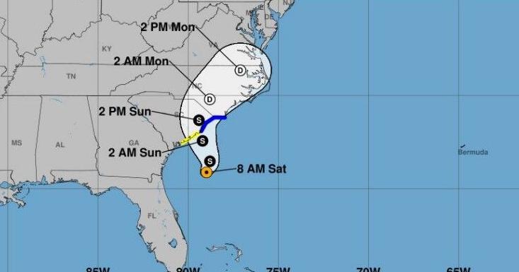 Tropical Storm Chantal forms