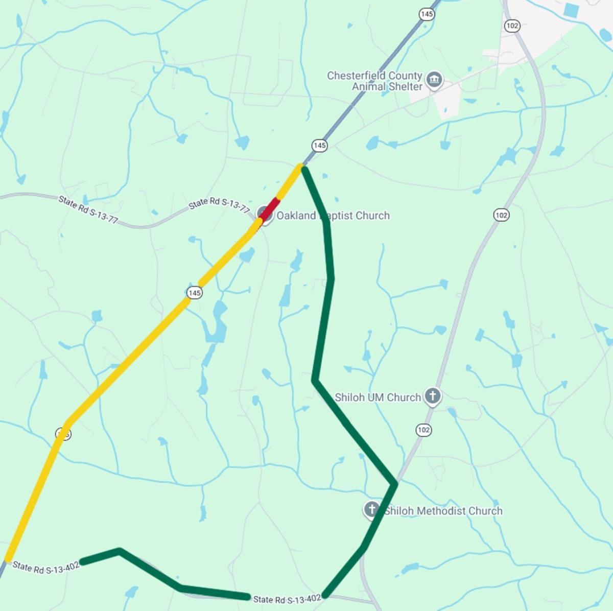 SCDOT to Close SC-145 near Center Point Road for Intersection Improvements in Chesterfield County
