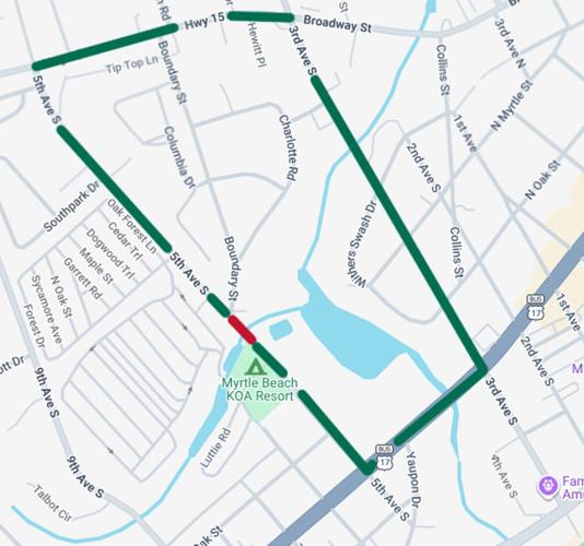 SCDOT Closes 5th Avenue South Bridge for Repairs in Horry County