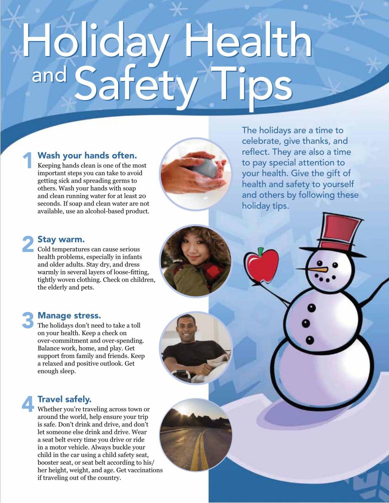 Holiday Health Safety Tips