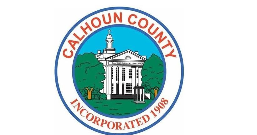 Calhoun County Library's air conditioning units being replaced