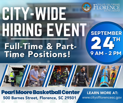 City-Wide Hiring Event September 24, 2026