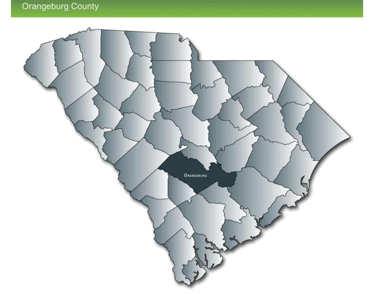 Orangeburg County map