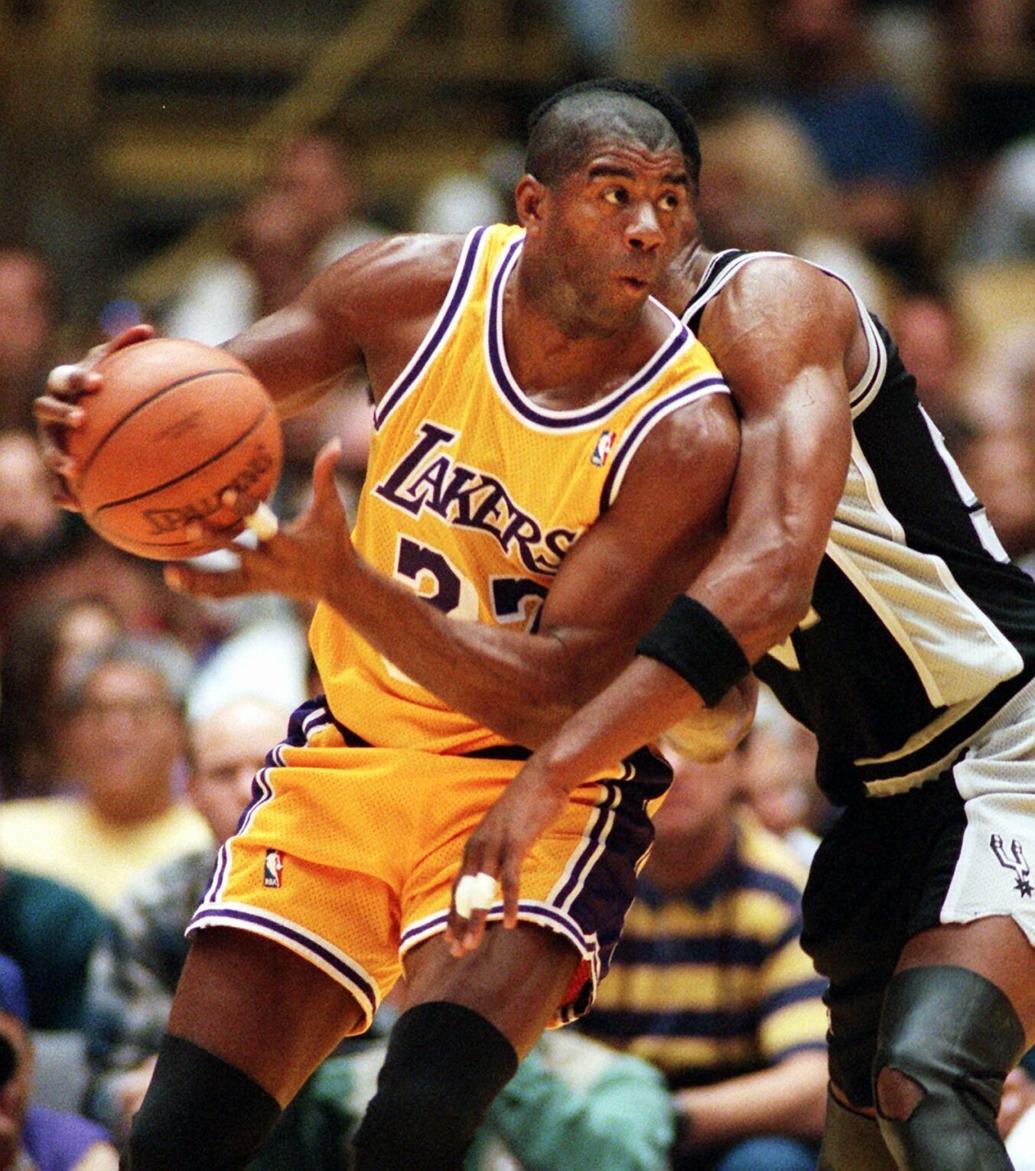 Today in sports history: Magic Johnson becomes 2nd NBA player to reach ...