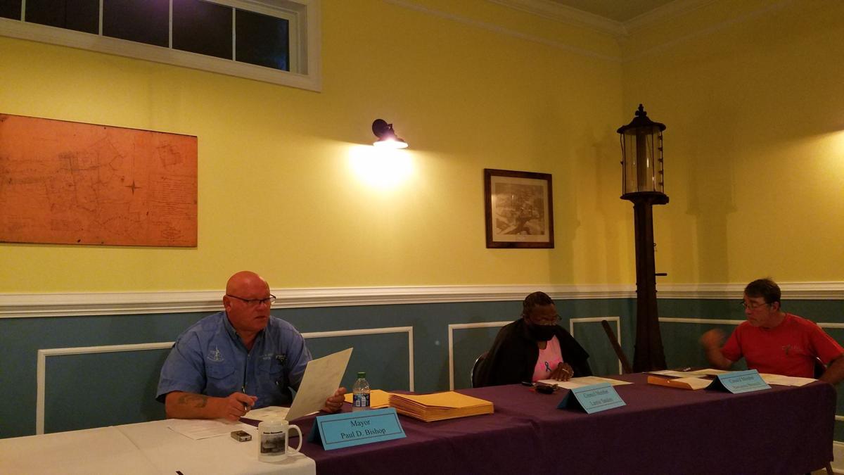 100721 Mayor Paul Bishop, Councilwoman Lannie Sanders and Councilman Ben Boensch discuss business license.jpg