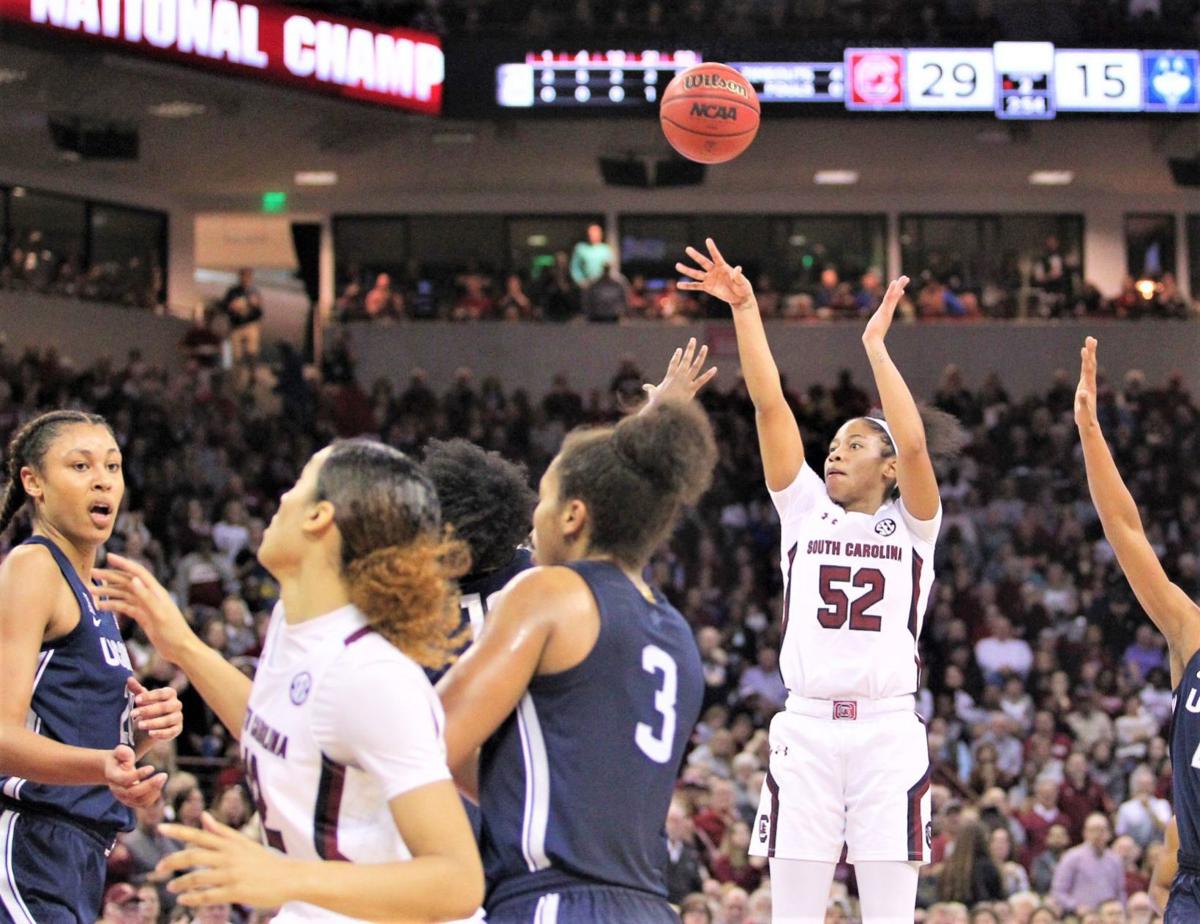 Carolina Basketball No 1 Gamecocks Win First Ever Over Uconn 70
