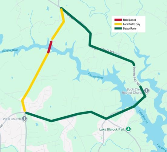 SCDOT to close Parris Bridge Road over Pacolet River in Spartanburg County