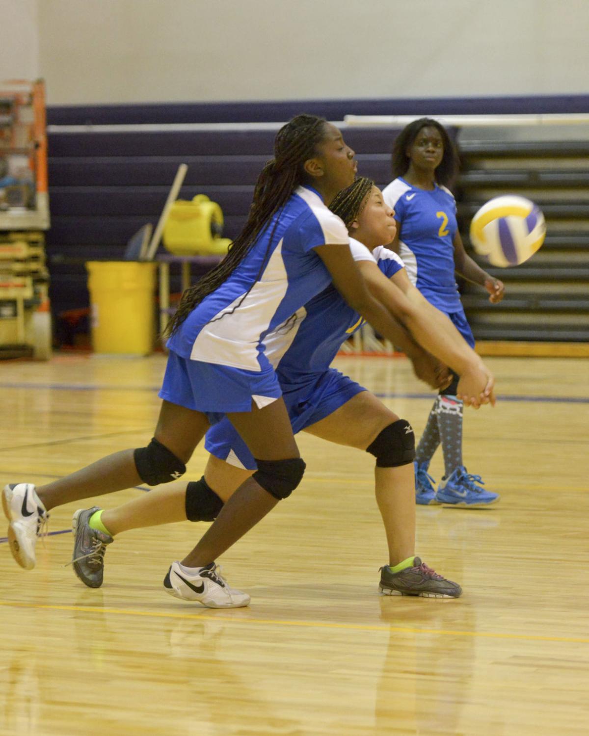 Branchville volleyball trimatch with BethuneBowman and DenmarkOlar