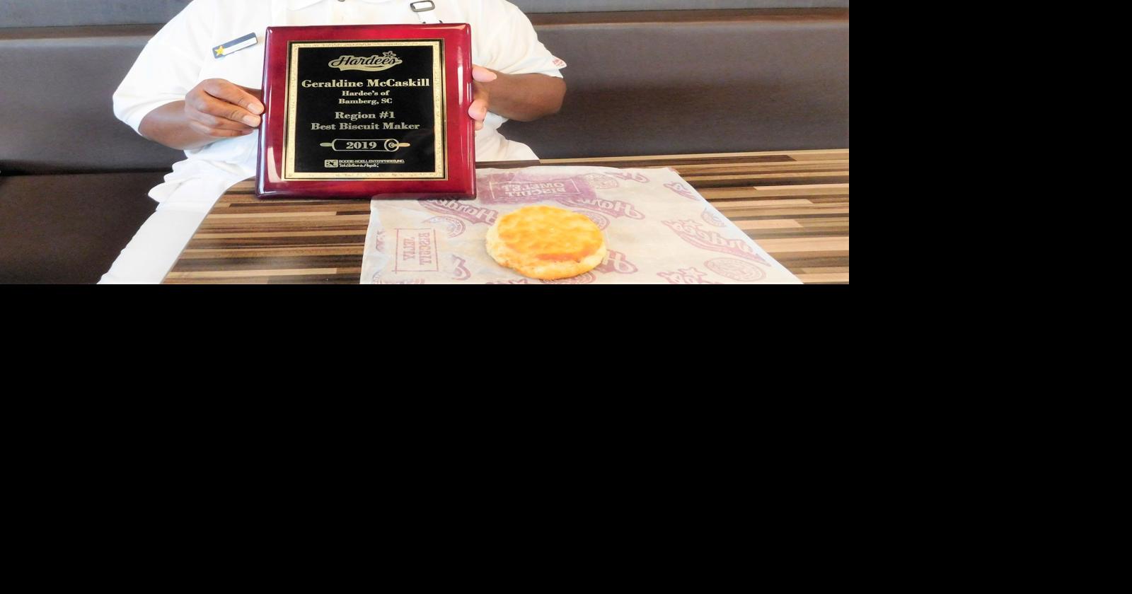 Biscuit Maker at Hardee's in Floyd, VA. Wins Top Award in Biscuit