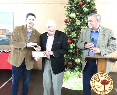 Bamberg County clerk coroner honored for 30 years of service