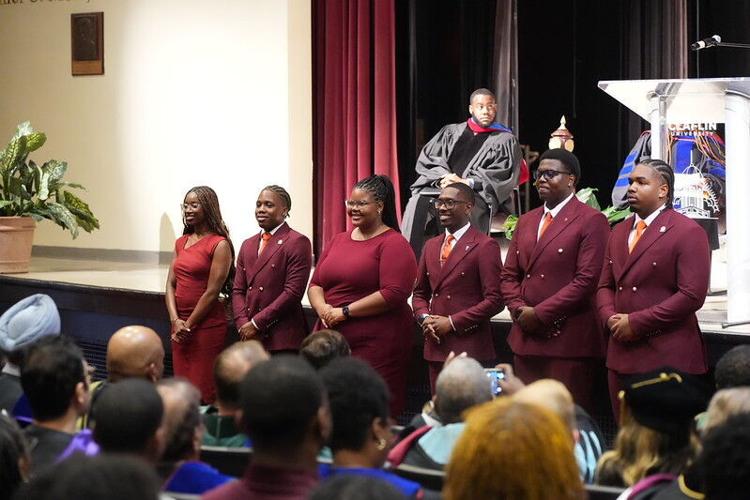 The Rev. Earl J. Fisher Tells Students, “God Has Landed You Here at Claflin”