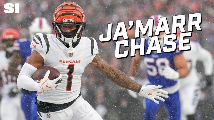 Bengals Graphics Gallery - Ja'Marr Chase - Fire Graphic