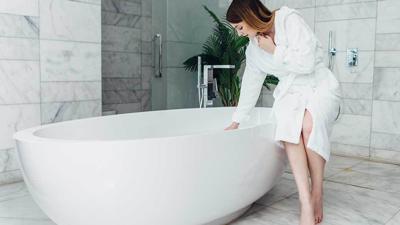 It typically takes as long as 30 minutes to fill an air bathtub all the way.