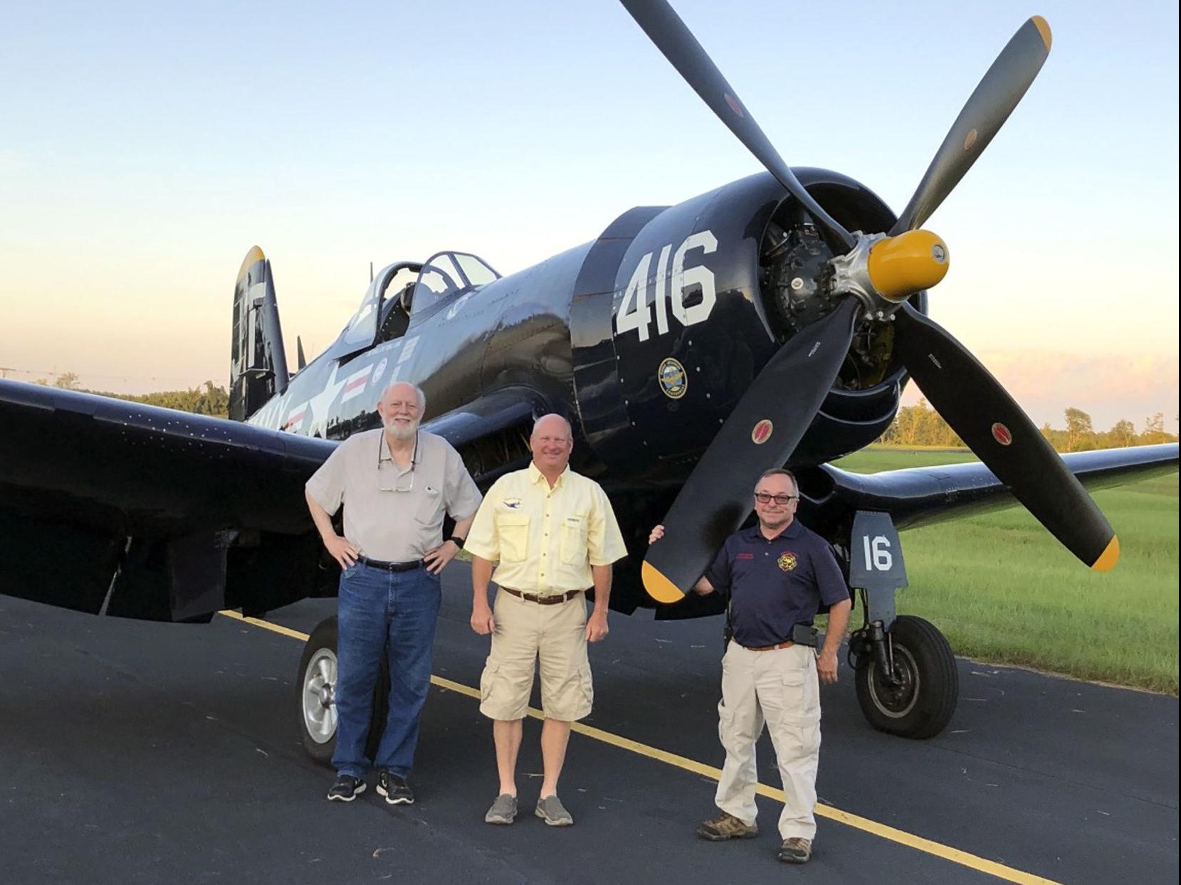Corsair Connections Wwii Era Plane Links Local Residents Magazine Thetandd Com