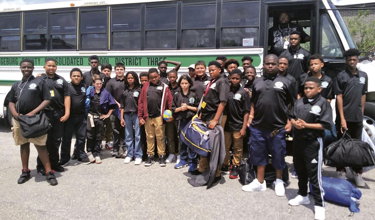 HHR Middle School students overnight at Patriots Point